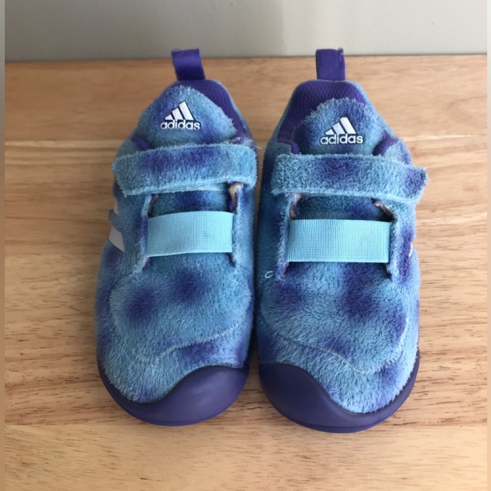 Adidas Disney Active Play Monster AG INC Kids Sneaker Sulley Fur Shoes Size: 8.5